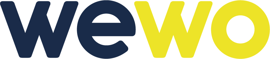 logo wewo blu giallo